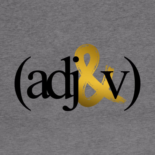 adj&v Logo Tee by ADJnV